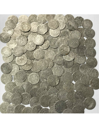 Srebrne XVII wieczne półtoraki (1,5 grosza) moneta