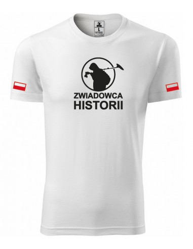 Koszulka "Zwiadowca Historii" - biała 100% wykonana w Polsce!