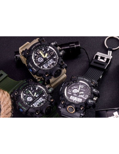 Wojskowy zegarek SANDA 742  'S - Shock' - survival, bushcraft